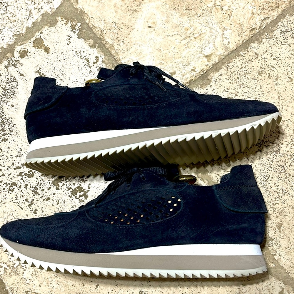 Pedro Garcia Omega Suede Sneakers Black Size 44